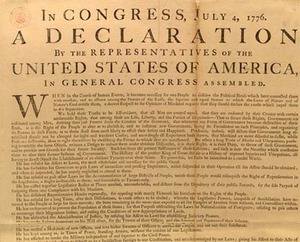 Only two people signed the Declaration of Independence on July 4th, John Hancock and Charles Thomson. Most of the rest signed on August 2, but the last signature wasn't added until 5 years later.